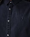 Gleason Press Stud Ramskull Denim Shirt
