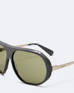Aviator combination sunglasses