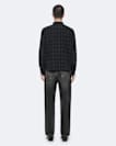 Long sleeve pattern check shirt