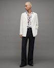 Canis Satin Trim Relaxed Fit Blazer