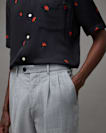 Buller Wool Blend Cropped Slim Trousers