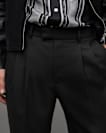 Arah Crepe Cropped Straight Fit Trousers