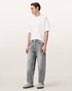 Curve Barrel Leg Denim Jeans