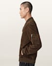Rokko Relaxed Suede Bomber Jacket