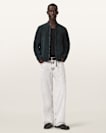 Morton Relaxed Fit Suede Bomber Jacket