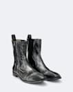 Dorian Zip-Up Leather Ankle Boots