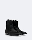 Hiro Calf Hair Zip-Up Boots