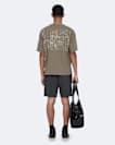 Stamped jersey sweatshorts