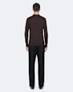 Mode merino long sleeve polo