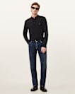 Mode Merino Long Sleeve Ramskull Polo Shirt