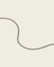 Axl Sterling Silver Medium Curb Necklace