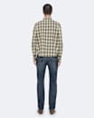 Regular-fit printed check shirt