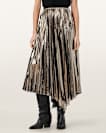 Jax Pleated Midi Skirt