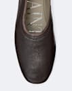Hailee Leather Ballet Flats