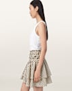Kali Cotton Striped Mini Skirt