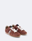 Liam Leather And Suede Low-Top Trainers