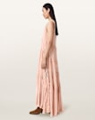 Dorina Sleeveless Ruched Maxi Dress