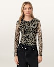 Ellie Mesh Long Sleeve T-Shirt