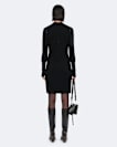 Merino wool polo dress