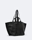 Leather tote bag