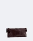 Lutece Fold Leather Clutch