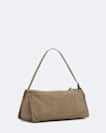 Siloh Pinked-Edge Leather Shoulder Bag