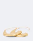 Talon large huggie earrings