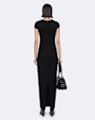 Katarina Boat-Neck Slim-Fit Maxi Dress