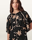 Xena Floral Print Mini Dress