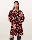 Xena Floral Print Mini Dress
