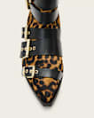 Jane Buckle Pointed Leather Boots