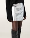 Renai Leather Mini Skirt