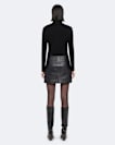 Renai Leather Mini Skirt