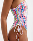 Elisa Ruched Bandeau Swimsuit