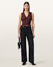 Cruz Ribbed Knitted Waistcoat