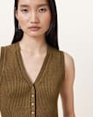 Cruz Ribbed Knitted Waistcoat