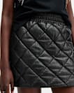 Ottie Quilted Leather Mini Skirt