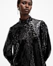 Whitney Long Sleeve Sequin Top
