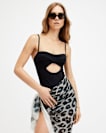 Tatum Bandeau Cut-Out Swimsuit