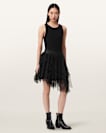 Jayde Ruffled Tulle Mini Skirt