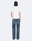 Vintage Indigo Nico Low-Rise Wide-Leg Jeans