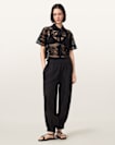 Kyra Crochet Cropped Polo