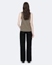 Jet Black Nico Low-Rise Wide-Leg Jeans