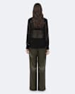 Lycia Elasticated Crepe Wide-Leg Trousers
