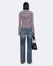 Mabel Cropped Alpaca-Blend Hoodie