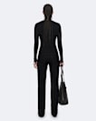 Cruz asymmetric button-front cardigan