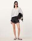 Misha Logo Jacquard V-Neck Jumper