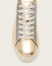 Shana Low Top Metallic Leather Trainers