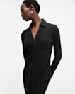 Connie Slim Fit Textured Midi Dress