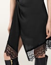 Lana Lace Trim Mini T-Shirt Dress